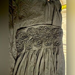 Strapless maxi dress